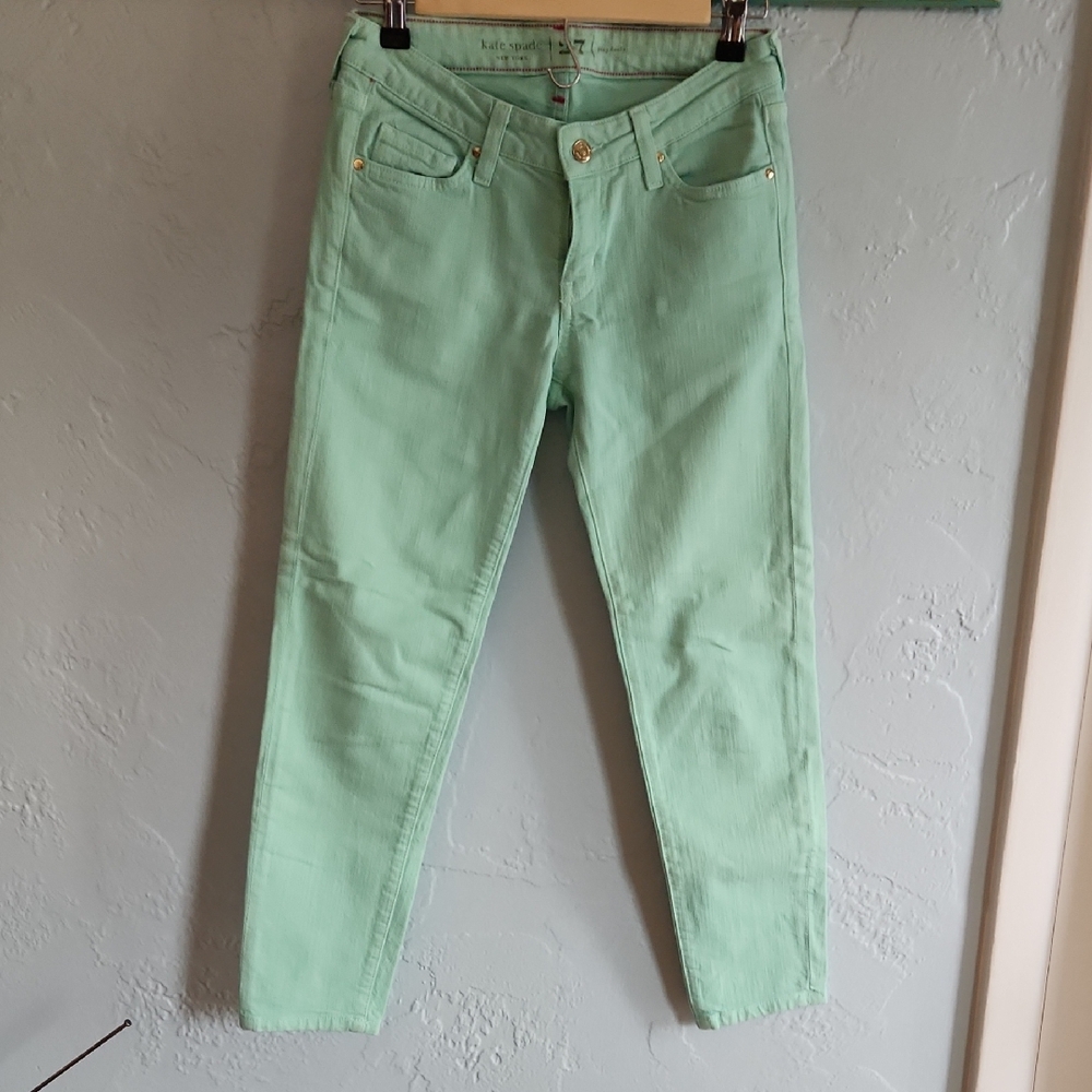 Kate Spade New York Mint Green Broome Street Women's Jeans